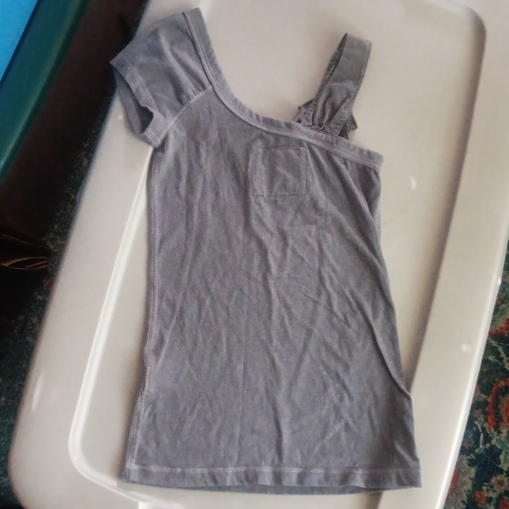 Abercrombie asymmetrical scoop neck tee - Picture 3 of 3